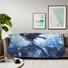 Load image into Gallery viewer, Blue Exorcist Sherpa Blanket
