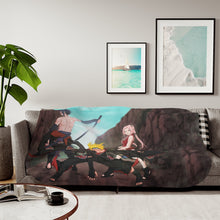 Load image into Gallery viewer, Anime Naruto Sherpa Blanket
