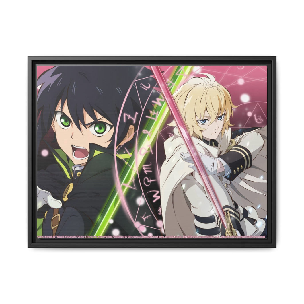 Seraph Of The End Canvas Framed Art Print