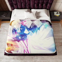 Load image into Gallery viewer, Violet Evergarden Violet Evergarden, Violet Evergarden Sherpa Blanket
