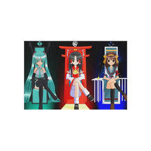 Load image into Gallery viewer, Miku/Reimu/Haruhi Rug
