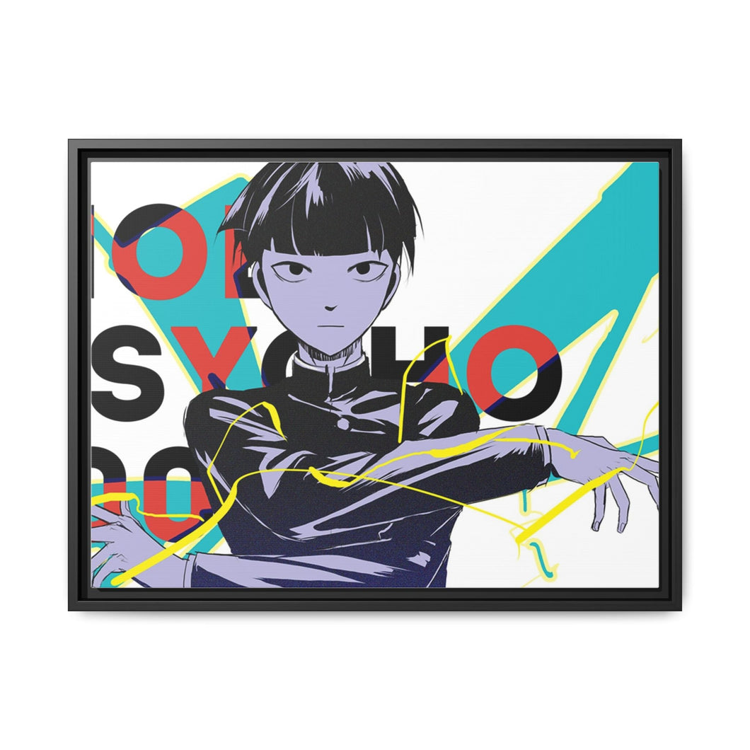 Mob Psycho 100 Shigeo Kageyama Canvas Framed Art Print