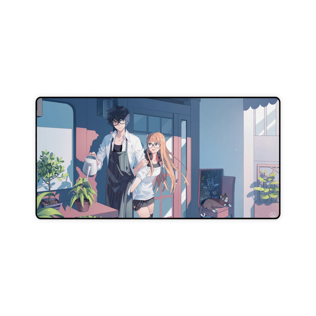 Protagonist and Futaba Mouse Pad (Desk Mat)