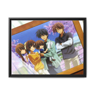 Clannad Tomoya Okazaki, Nagisa Furukawa, Akio Furukawa, Sanae Furukawa Canvas Framed Art Print