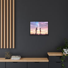 Load image into Gallery viewer, Taki and Mitsuha (Your Name) Canvas Framed Art Print
