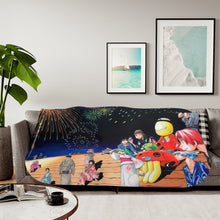 Load image into Gallery viewer, Assassination Classroom Koro-sensei, Karma Akabane, Nagisa Shiota, Kaede Kayano, Rio Nakamura Sherpa Blanket
