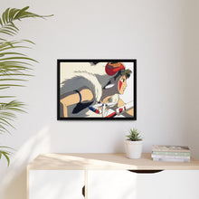 Load image into Gallery viewer, Anime Princess Mononoke Canvas Framed Art Print
