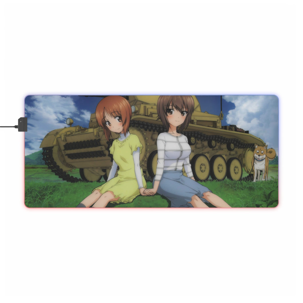 Girls und Panzer RGB LED Mouse Pad (Desk Mat)
