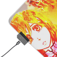 Load image into Gallery viewer, Orihime on fire RGB LED Mouse Pad (Desk Mat)
