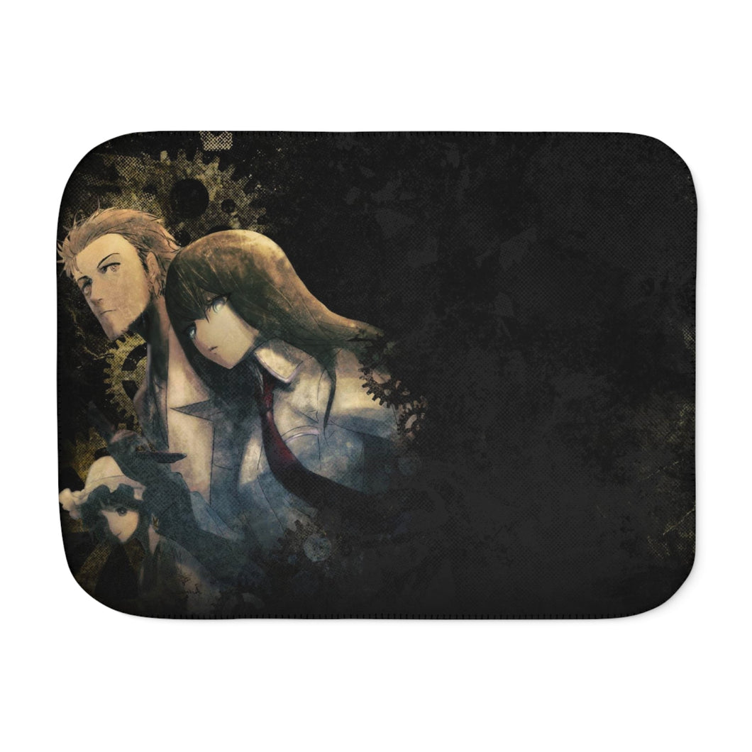 Okabe and Kurisu Sherpa Blanket