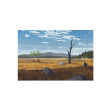 Load image into Gallery viewer, Deer walking in vast field Rug
