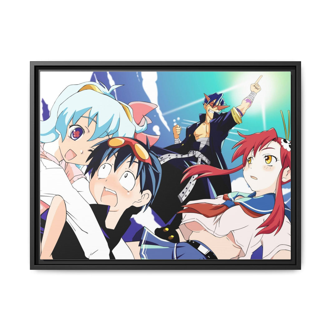 Tengen Toppa Gurren Lagann Canvas Framed Art Print