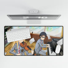 Load image into Gallery viewer, Kaori and Arima Mouse Pad (Desk Mat)

