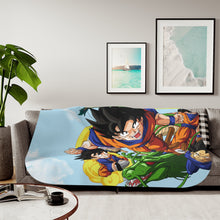 Load image into Gallery viewer, Anime Dragon Ball Z Sherpa Blanket

