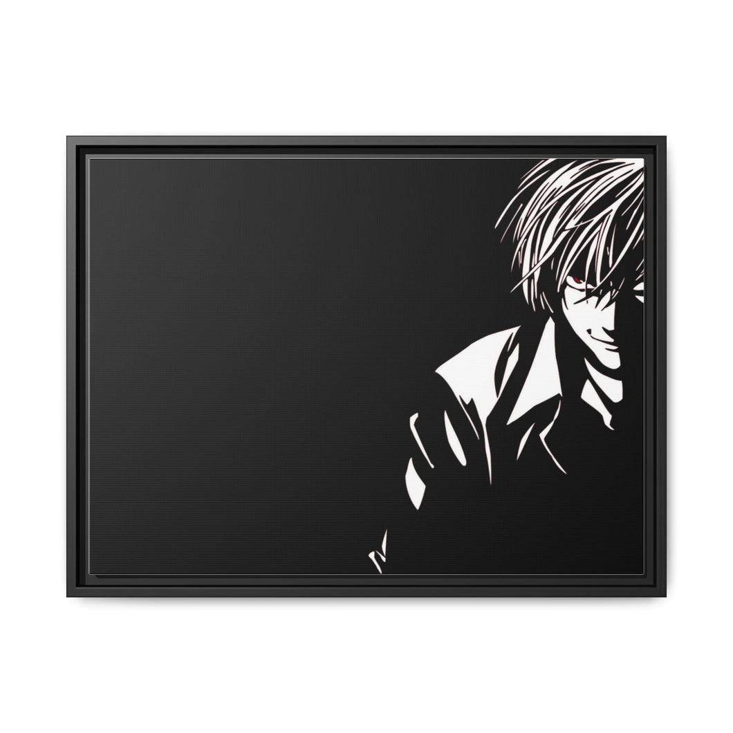 Anime Death Note Canvas Framed Art Print
