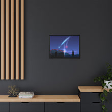 Load image into Gallery viewer, Your Name Mitsuha Miyamizu, Taki Tachibana Canvas Framed Art Print
