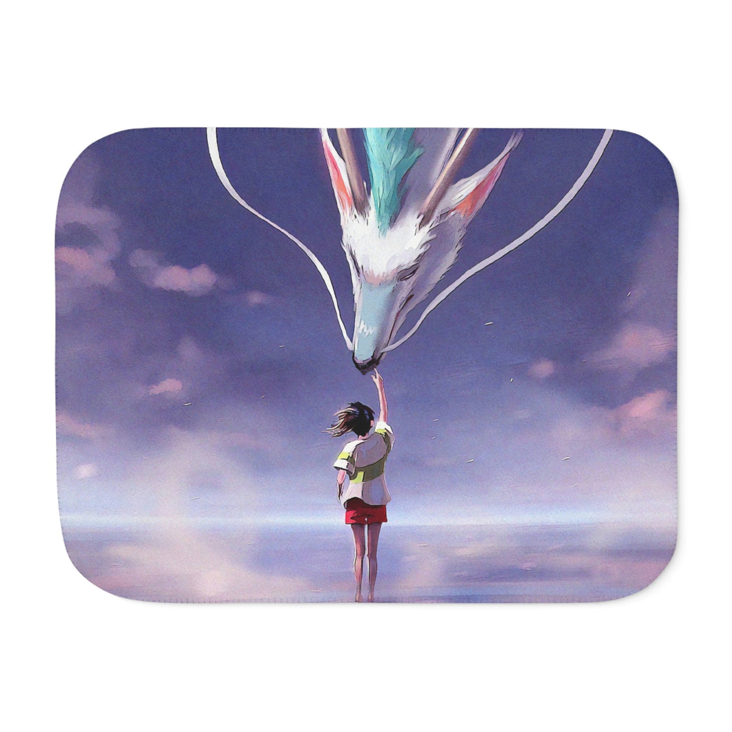 Anime Spirited Away Sherpa Blanket