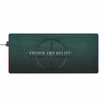 Load image into Gallery viewer, Sword Art Online Logos RGB LED Mouse Pad (Desk Mat)
