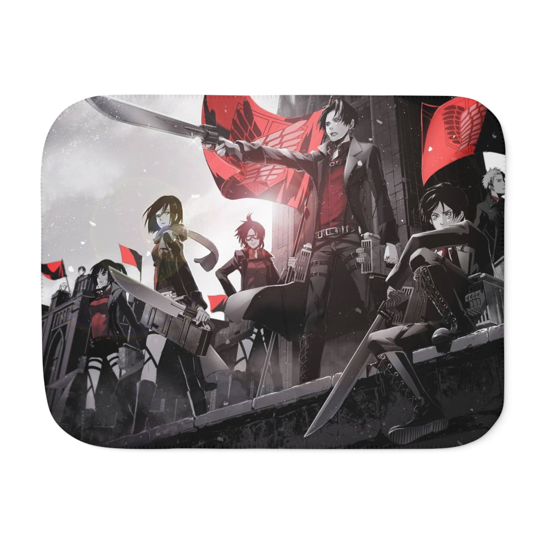 Anime Attack On Titan Sherpa Blanket