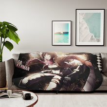 Load image into Gallery viewer, Mikasa Ackerman Sherpa Blanket
