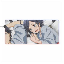Load image into Gallery viewer, My Teen Romantic Comedy SNAFU Hachiman Hikigaya, Komachi Hikigaya RGB LED Mouse Pad (Desk Mat)
