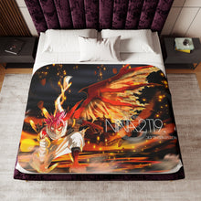 Load image into Gallery viewer, Natsu Dragonize Sherpa Blanket
