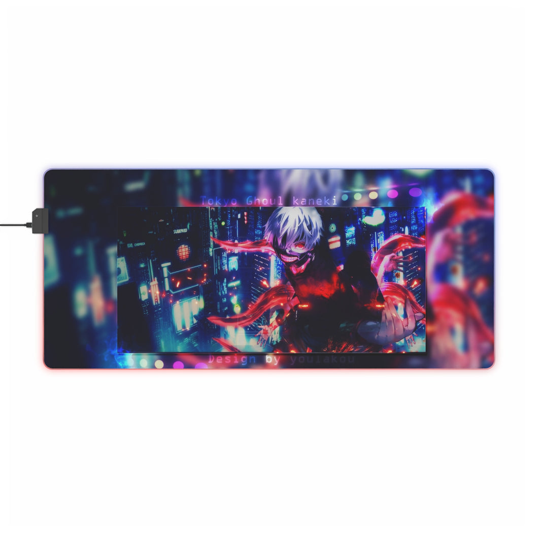 Tokyo Ghoul Ken Kaneki RGB LED Mouse Pad (Desk Mat)