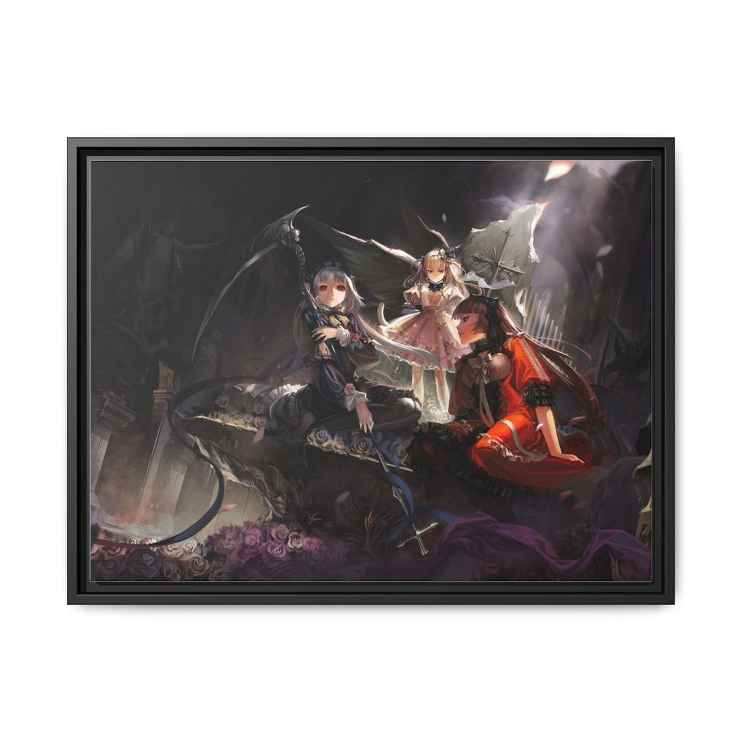 Touhou Canvas Framed Art Print