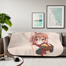 Load image into Gallery viewer, Is It Wrong To Try To Pick Up Girls In A Dungeon? Sherpa Blanket
