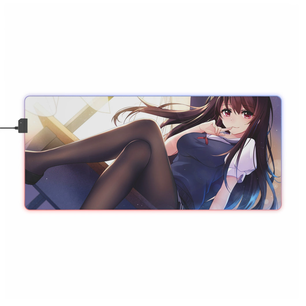 Utaha Kasumigaoka RGB LED Mouse Pad (Desk Mat)