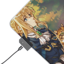 Load image into Gallery viewer, Violet Evergarden RGB LED Mouse Pad (Desk Mat)
