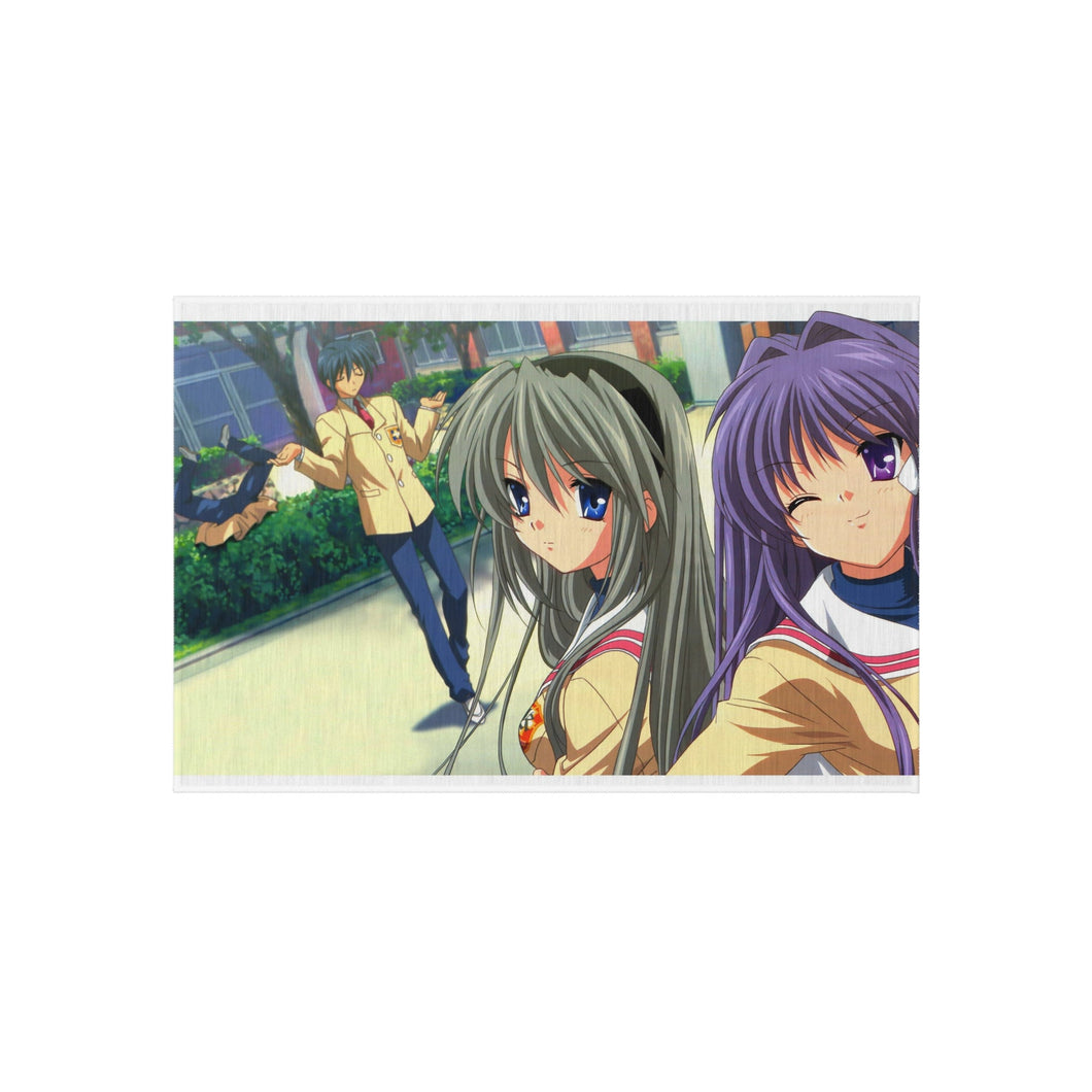 Clannad Tomoya Okazaki, Tomoyo Sakagami, Kyou Fujibayashi Rug