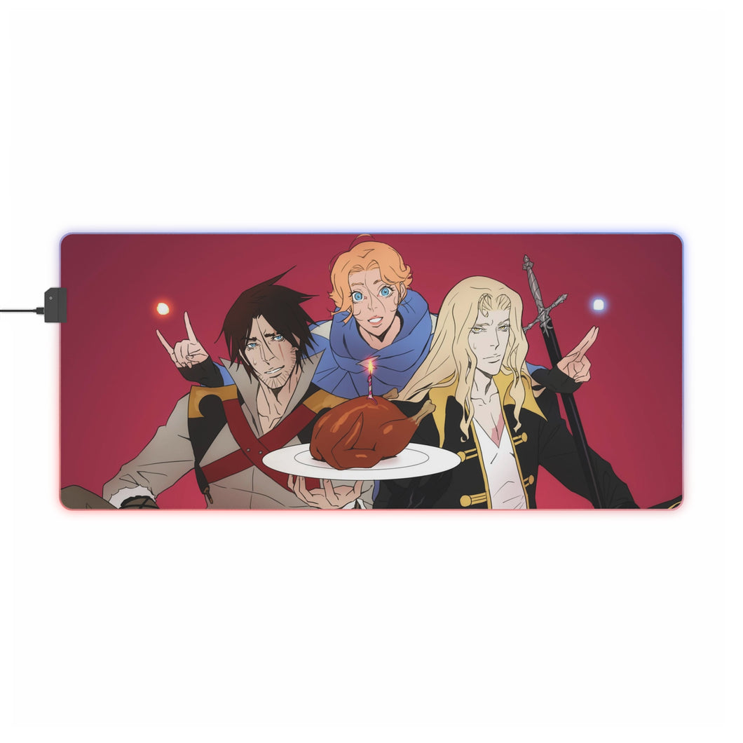 Want some chicken? RGB LED Mouse Pad (Desk Mat)