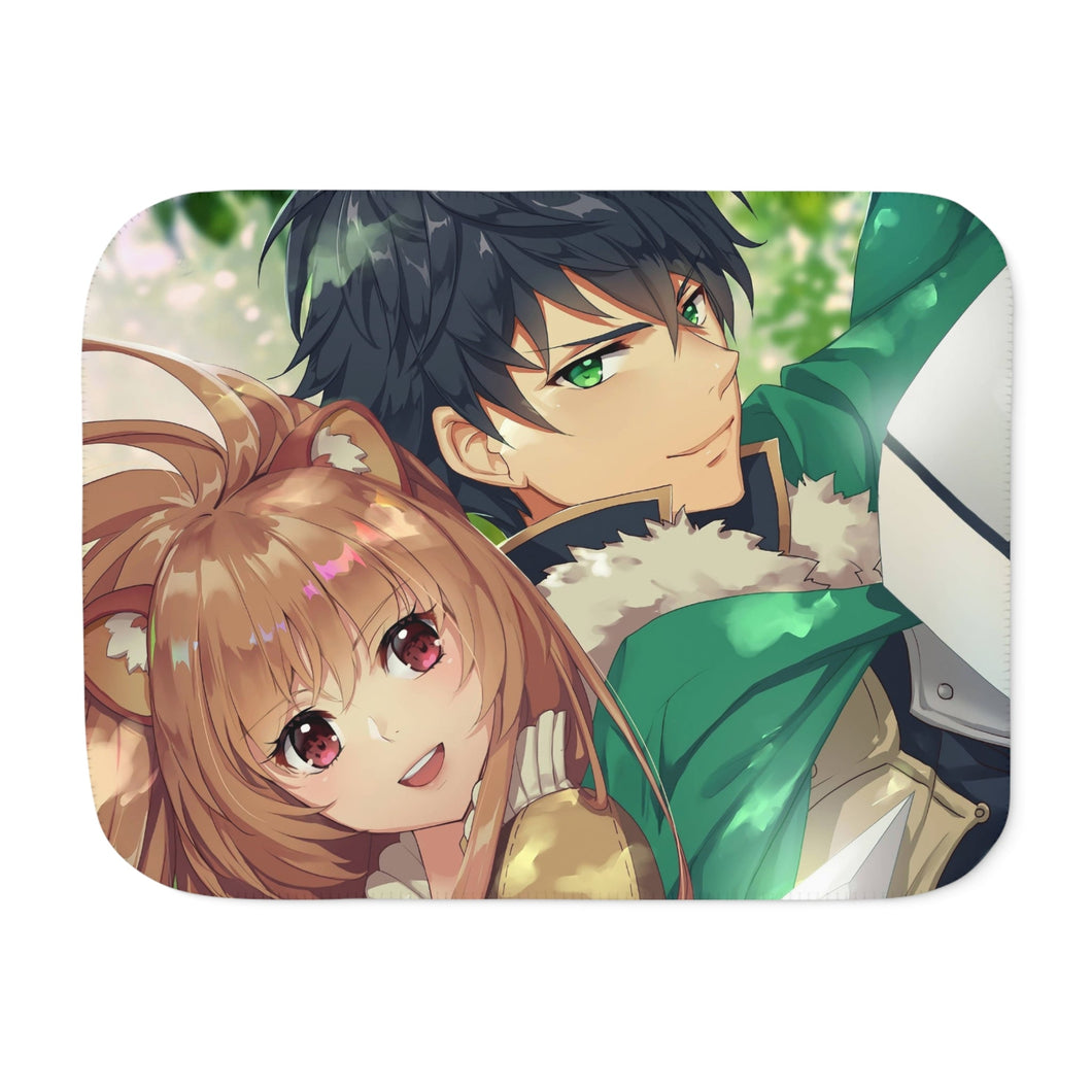 Raphtalia and Iwatani Sherpa Blanket