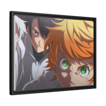 Load image into Gallery viewer, The Promised Neverland Ray, Norman, Emma Canvas Framed Art Print

