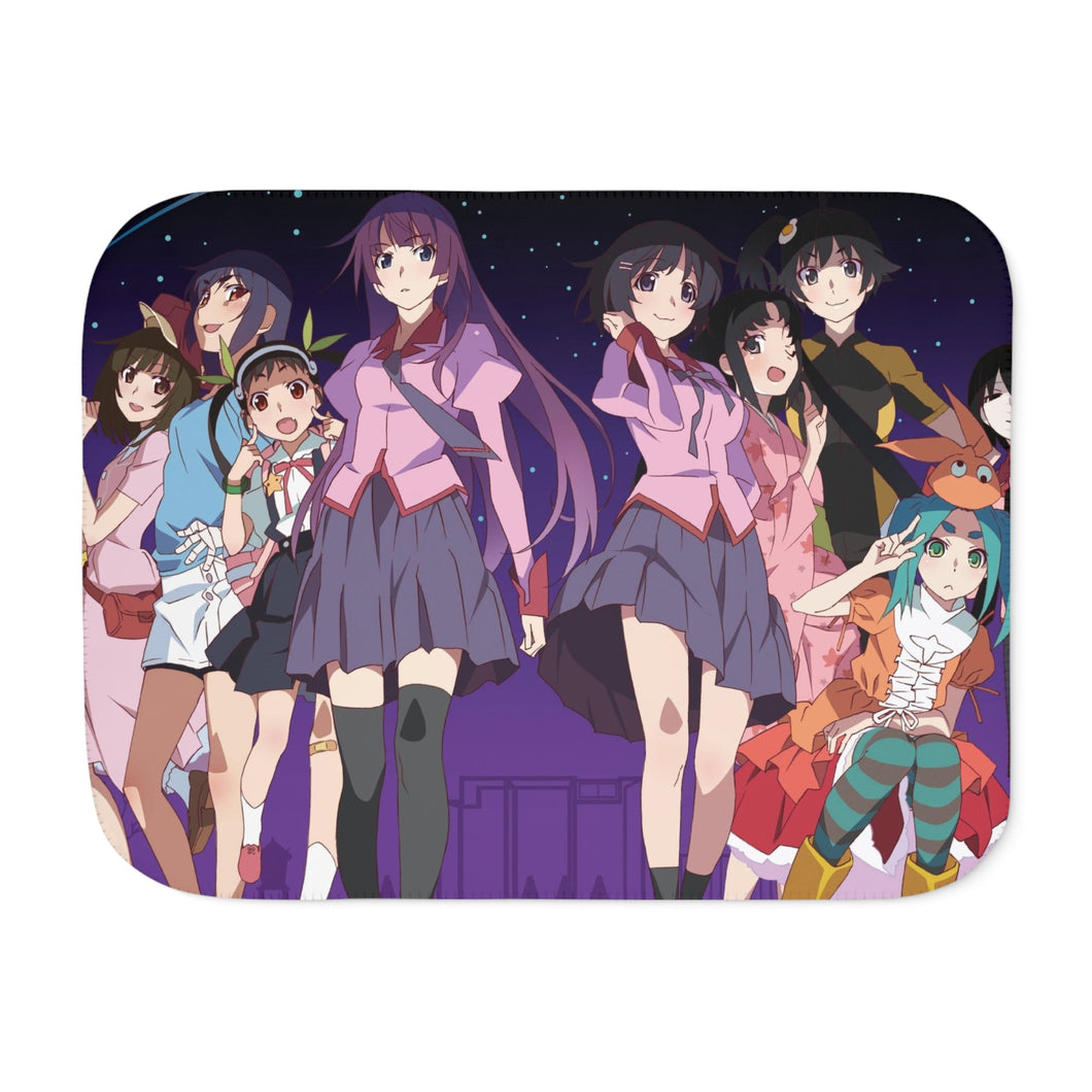 Monogatari (Series) Sherpa Blanket