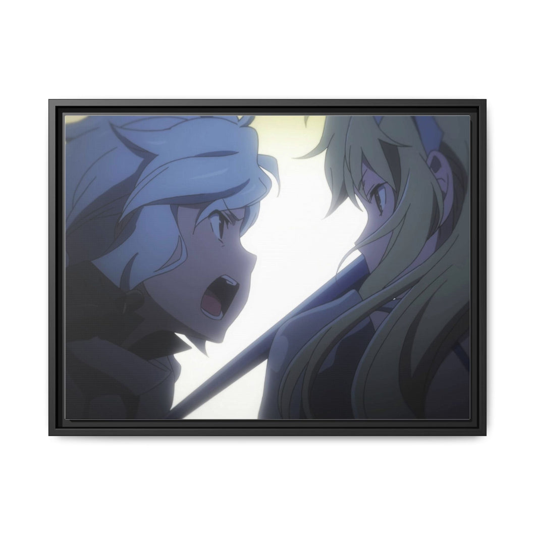 Bell and Aiz Canvas Framed Art Print