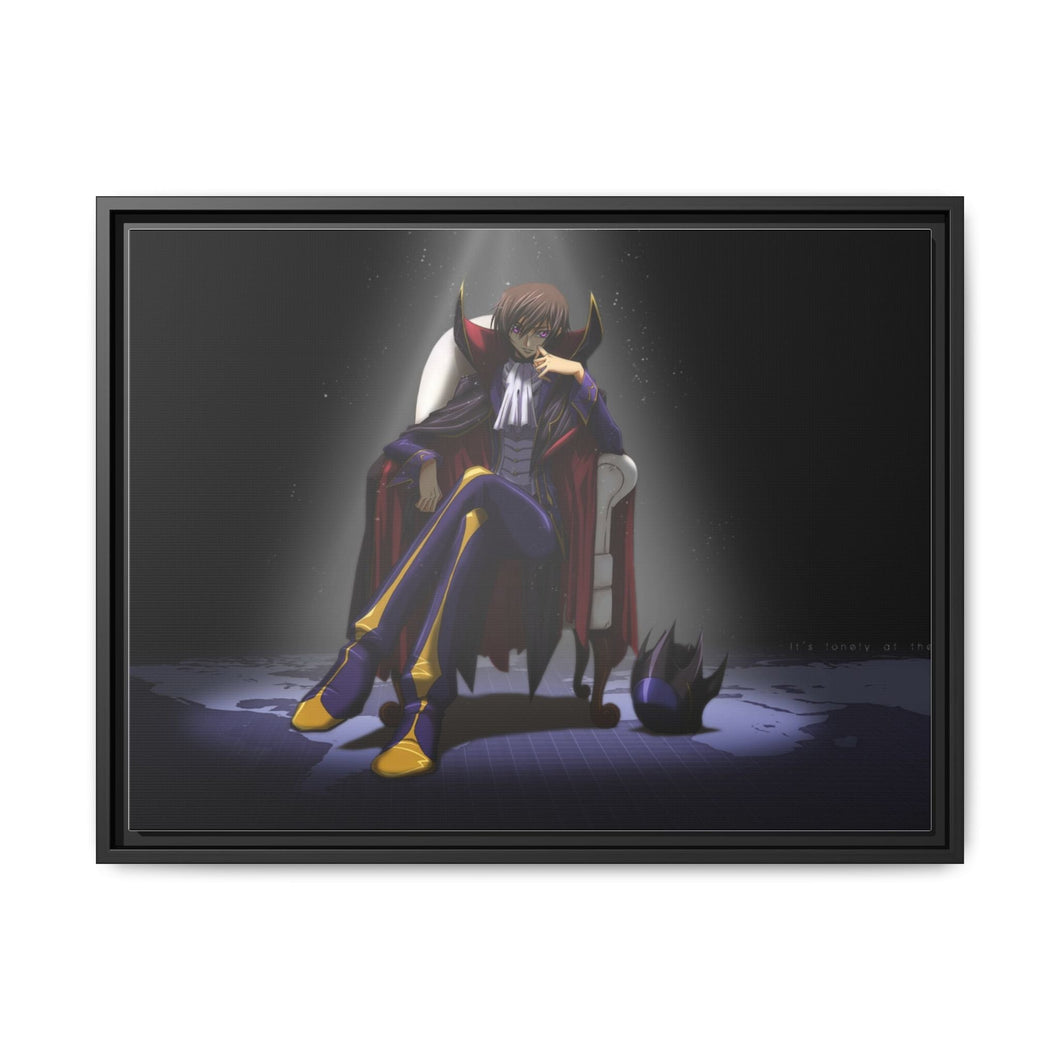 Anime Code Geassr Canvas Framed Art Print