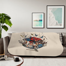 Load image into Gallery viewer, Princess Mononoke Sherpa Blanket
