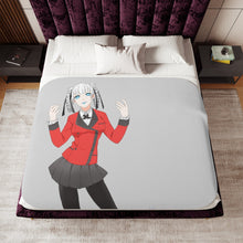 Load image into Gallery viewer, Kakegurui Kirari Momobami Sherpa Blanket
