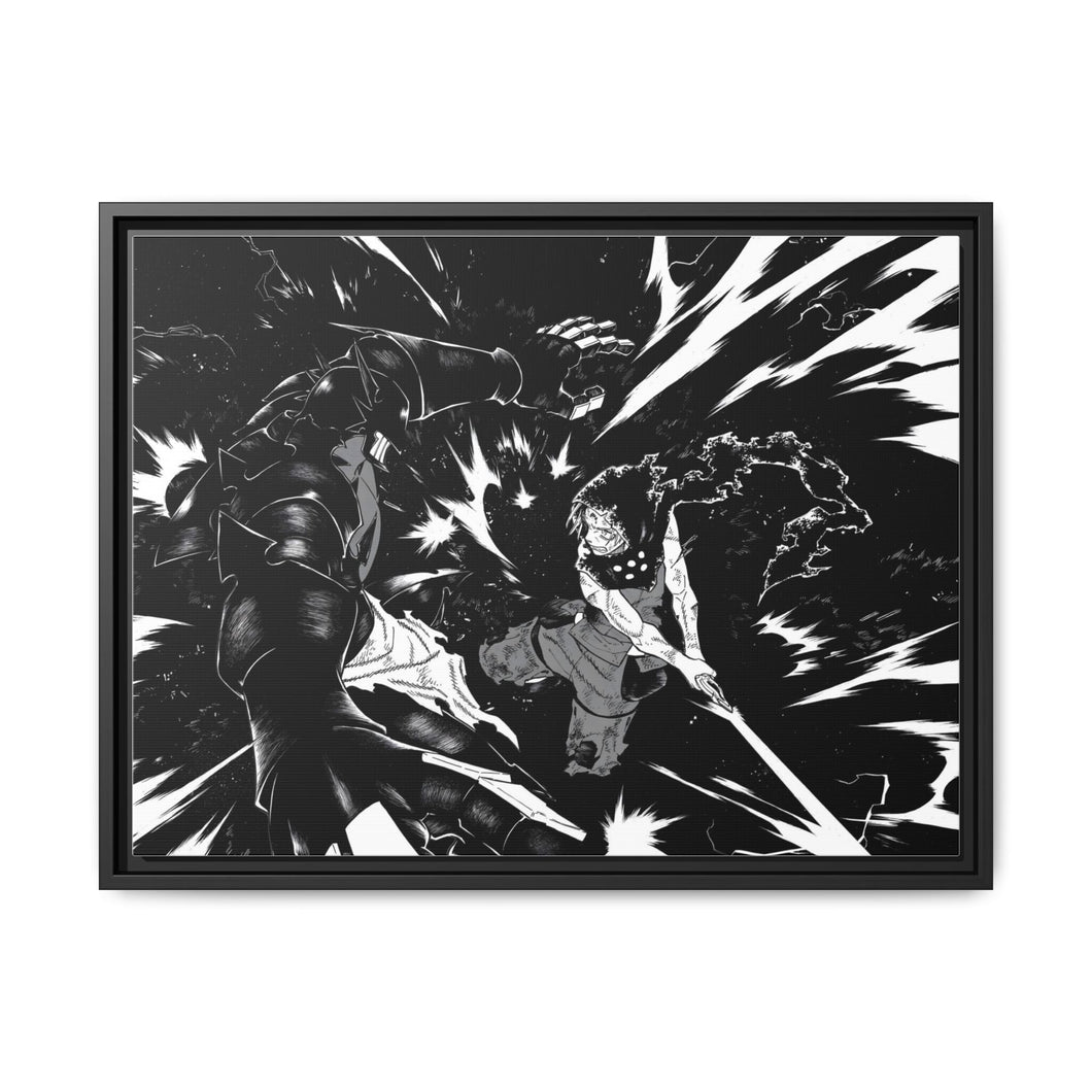 Anime Fire Force Canvas Framed Art Print