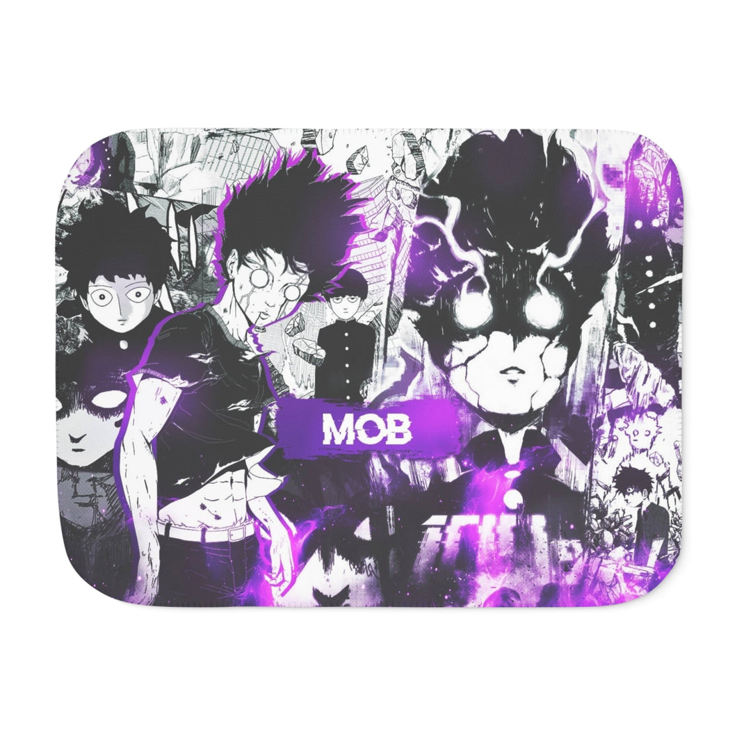 Mob Psycho 100 Shigeo Kageyama Sherpa Blanket