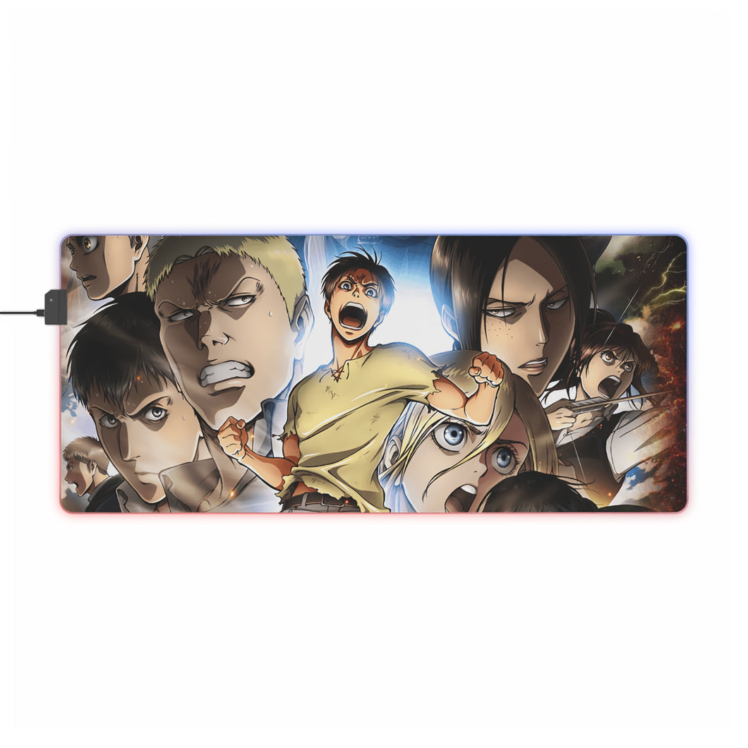 Shingeki no Kyojin Season 2 RGB LED Mouse Pad (Desk Mat)