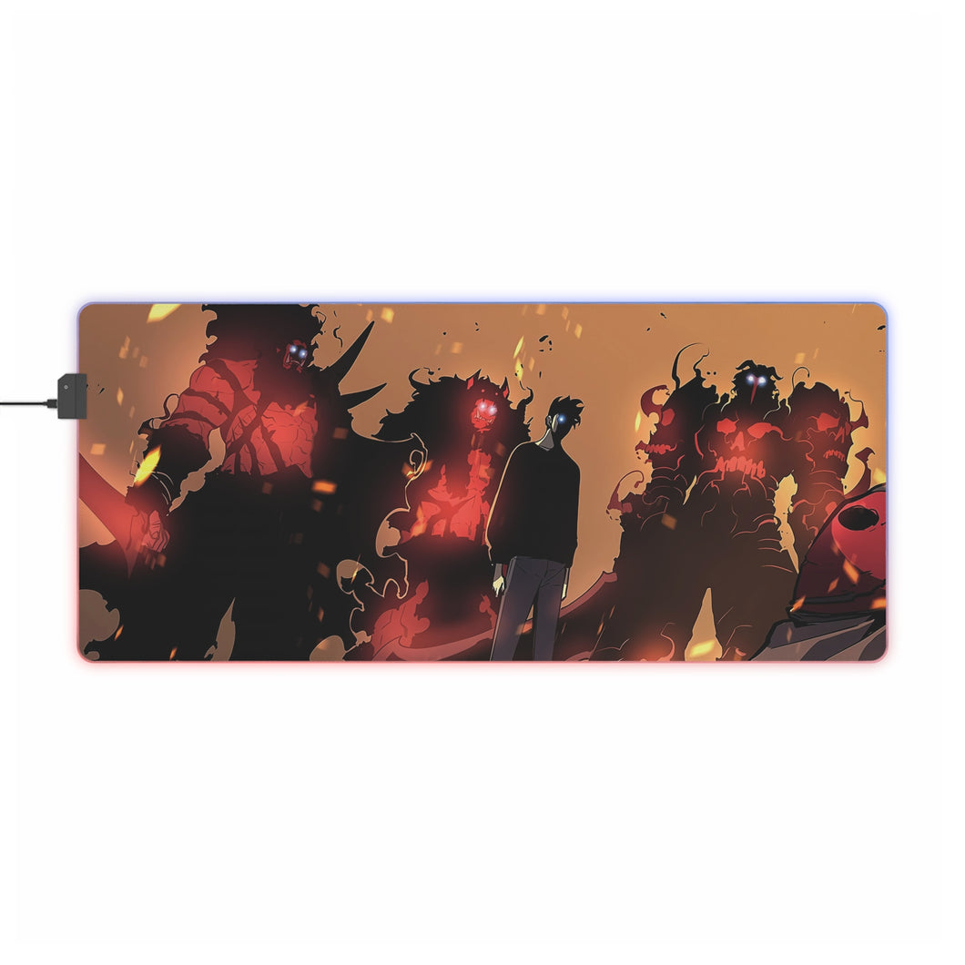 Solo Leveling RGB LED Mouse Pad (Desk Mat)