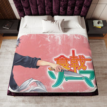 Load image into Gallery viewer, Anime Food Wars: Shokugeki no Soma Sherpa Blanket
