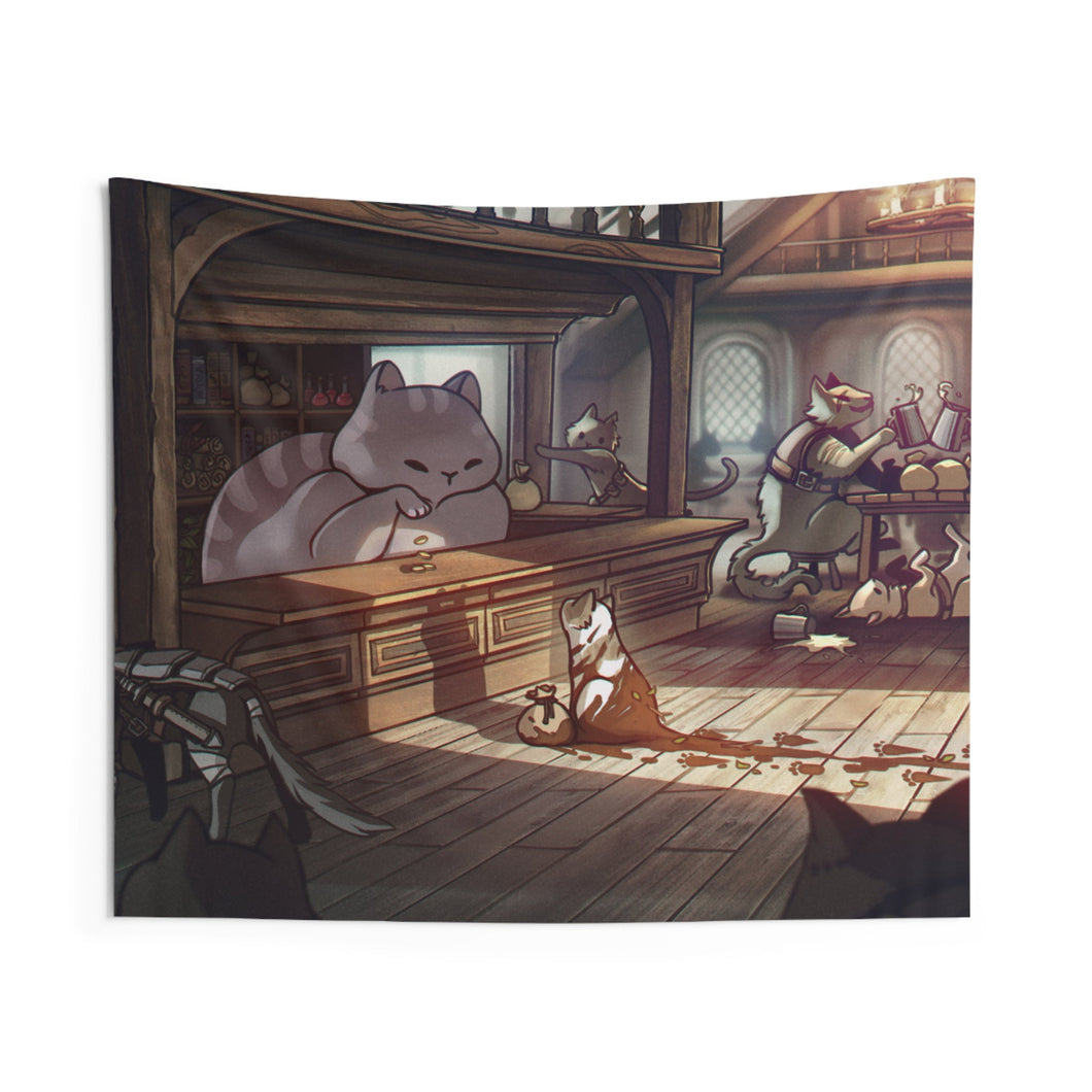 Anime Animal Indoor Wall Tapestry