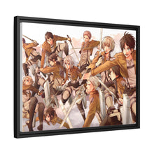 Load image into Gallery viewer, Shingeki no Kyojin - 104th Trainees Squad Canvas Framed Art Print
