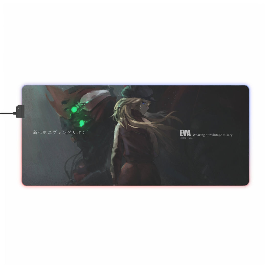 Evangelion: 3.0 You Can (Not) Redo RGB LED Mouse Pad (Desk Mat)