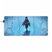 Load image into Gallery viewer, Giyuu Tomioka RGB LED Mouse Pad (Desk Mat)

