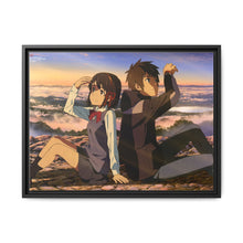 Load image into Gallery viewer, Mitsuha and Taki (Your Name) Canvas Framed Art Print
